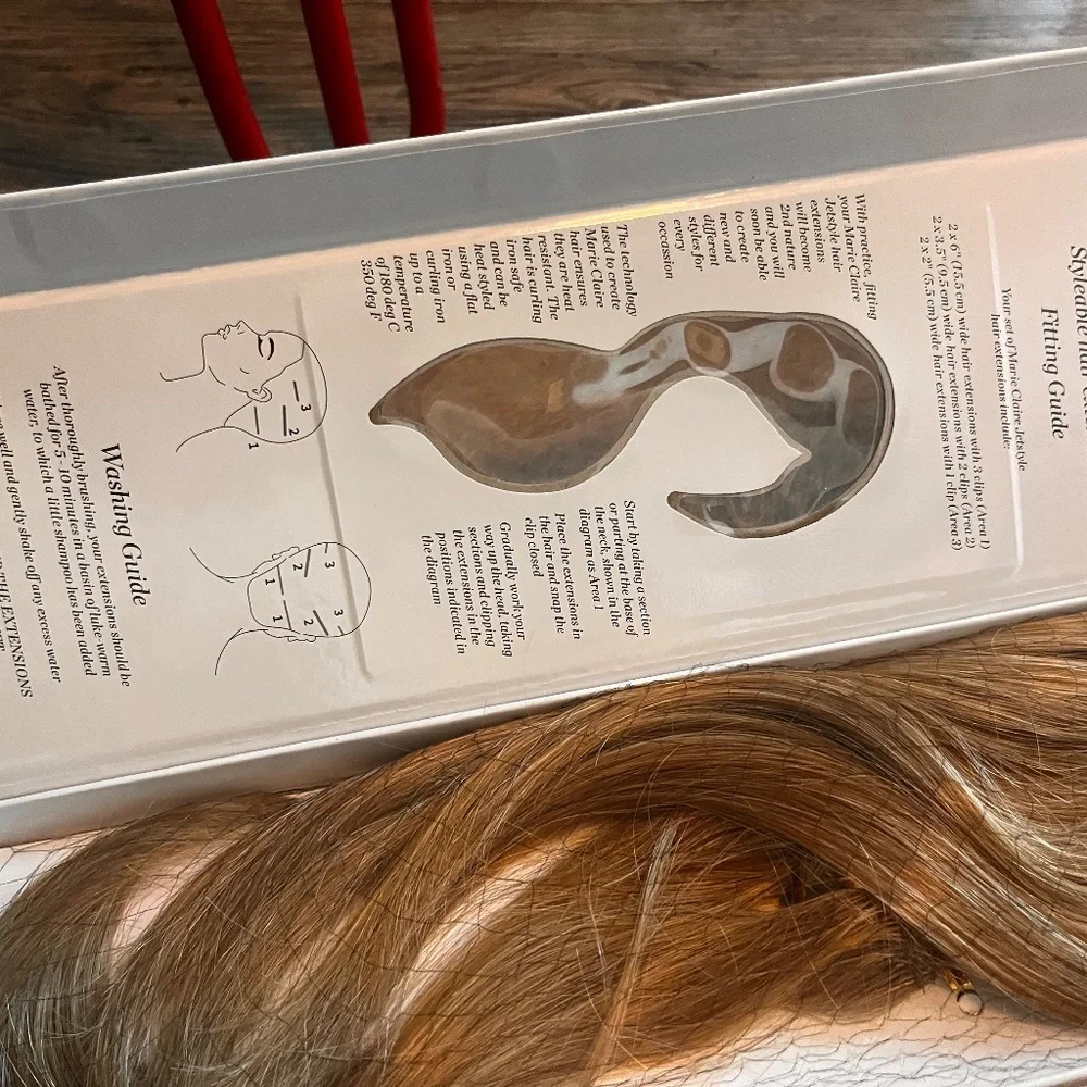 NEW - Marie Claire Jetstyle Stylable Hair Extensions IOB